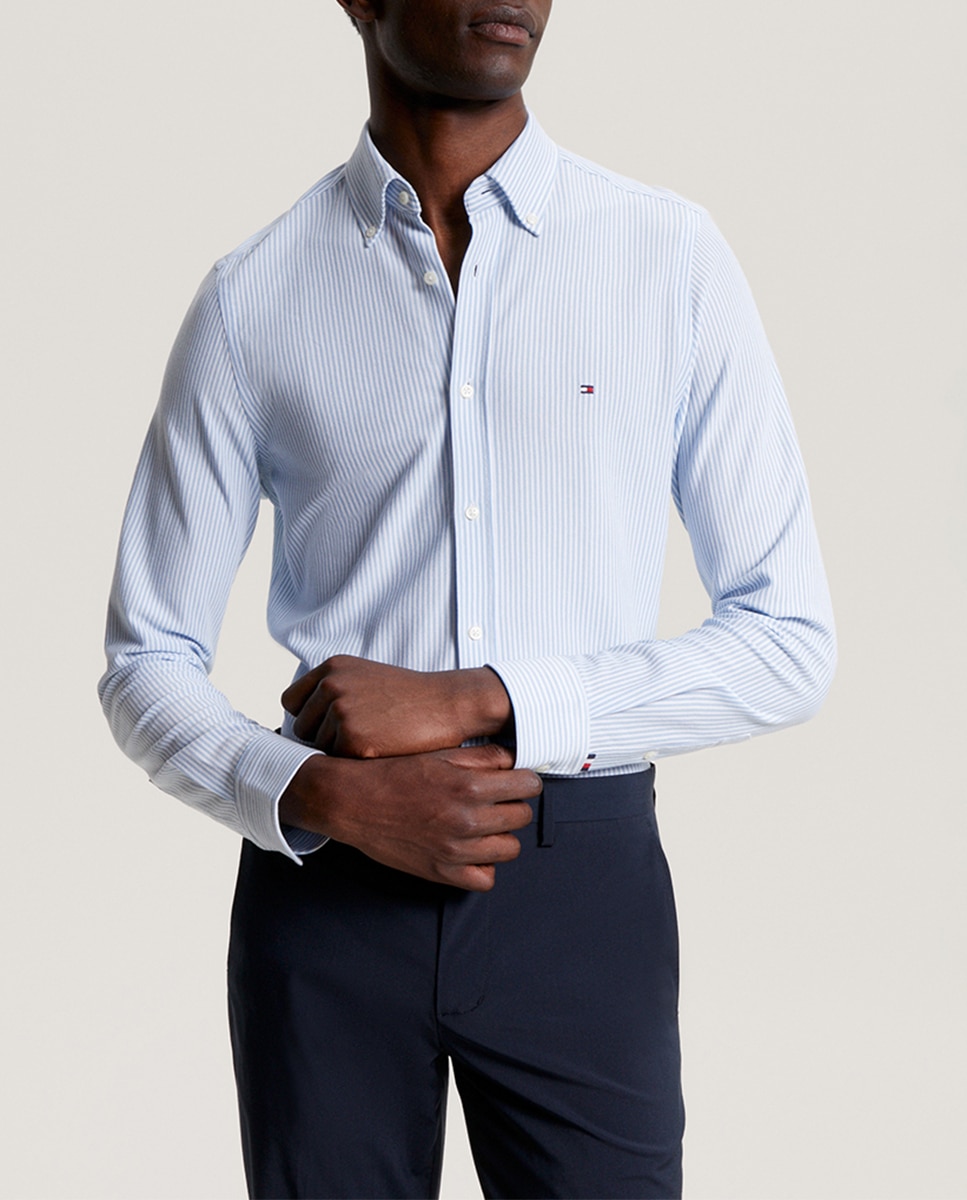 Imagen 0 de Camisa de hombre de punto slim fit