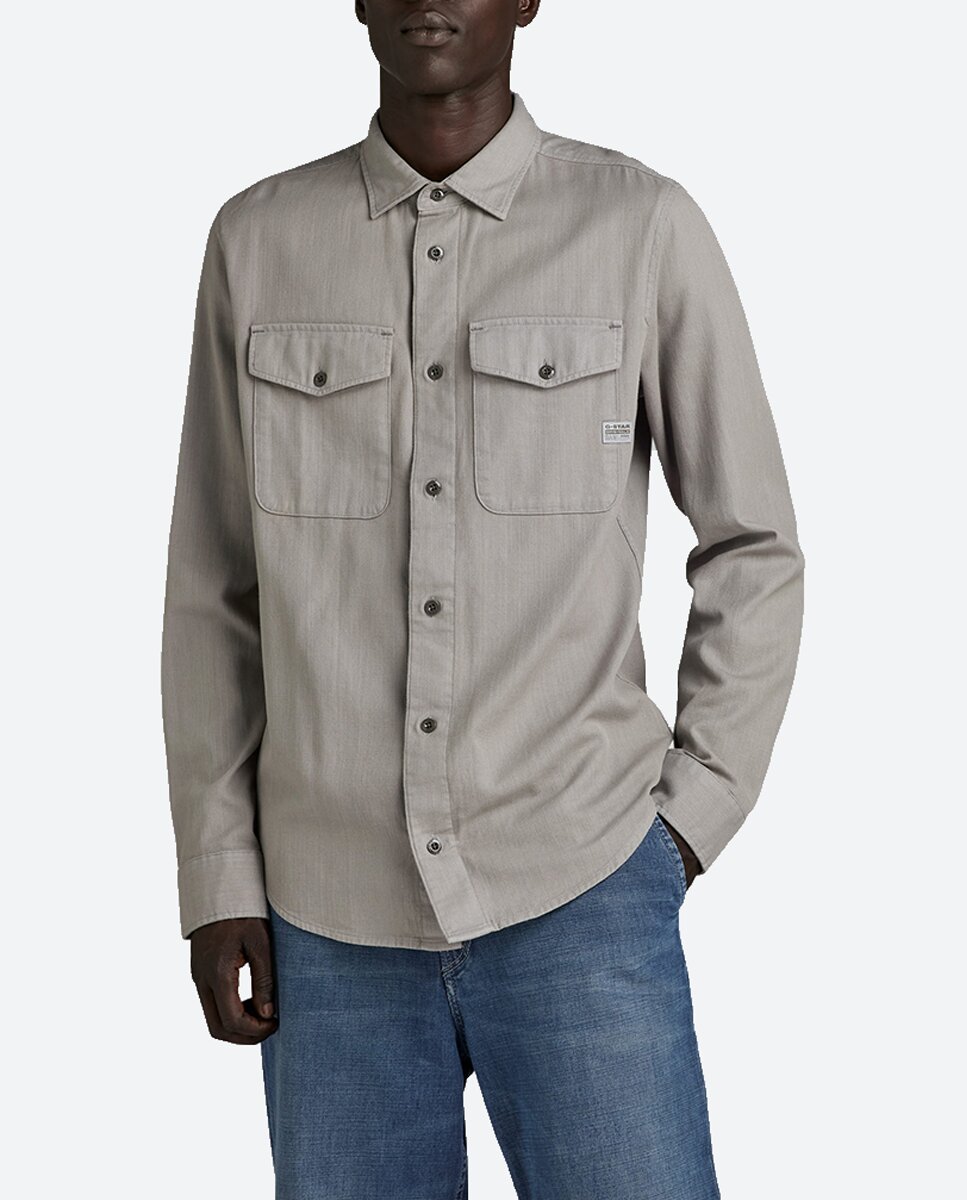 Imagen 0 de Camisa Marine de hombre de corte ajustado