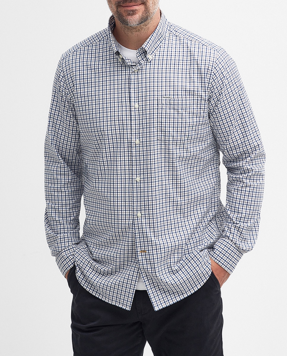Imagen 0 de Camisa de hombre de manga larga y corte regular fit