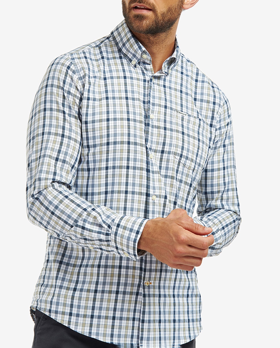 Imagen 0 de Camisa de hombre de corte regular y manga larga