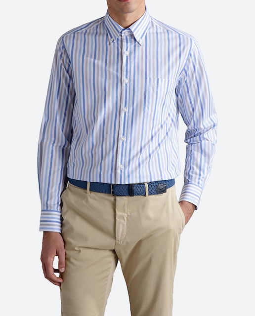 Imagen 0 de Camisa de hombre sport manga larga rayas