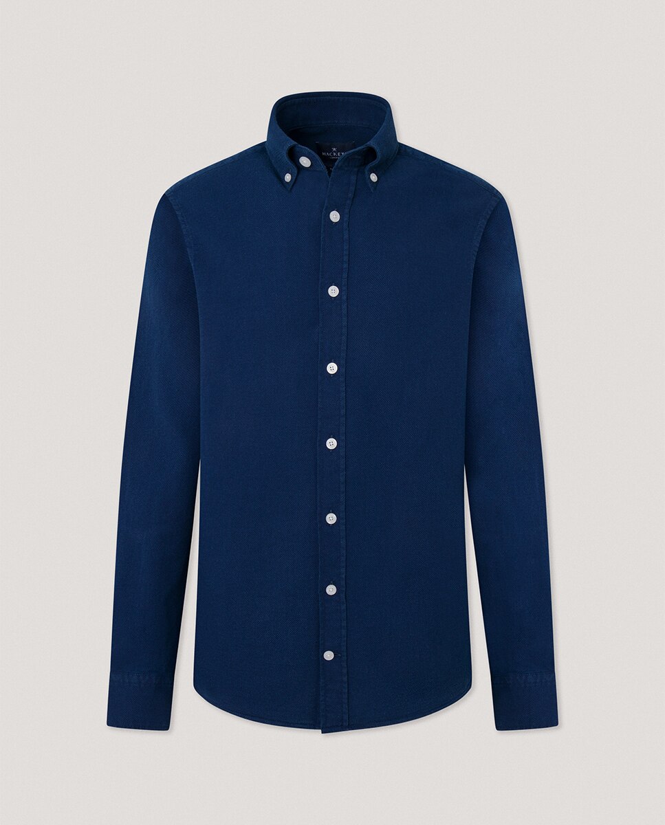 Imagen 0 de Camisa vaquera de hombre tailored fit lisa
