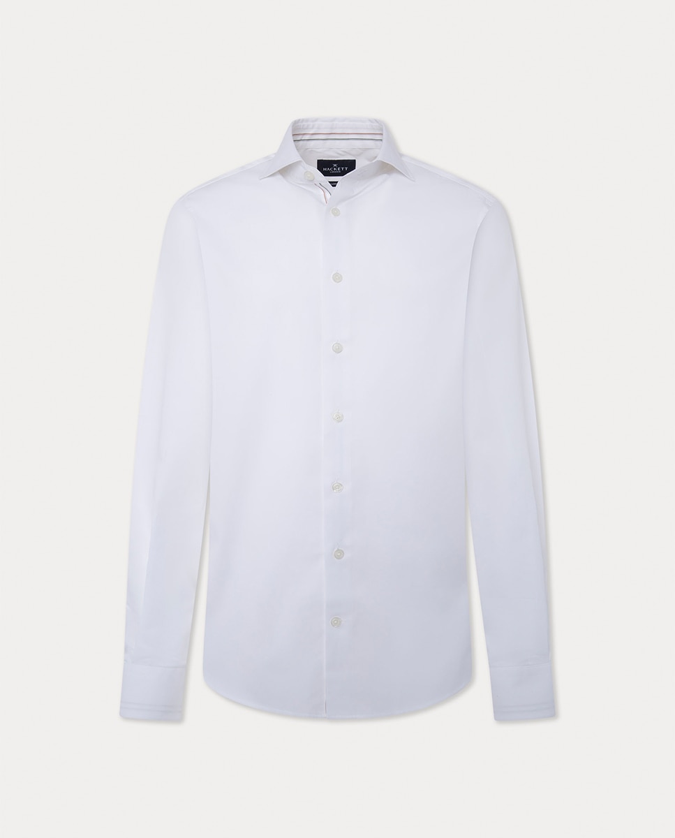 Imagen 0 de Camisa de hombre tailored fit en tejido de sarga