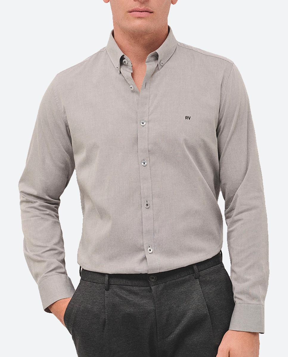 Imagen 0 de Camisa sport de hombre regular fit Oxford