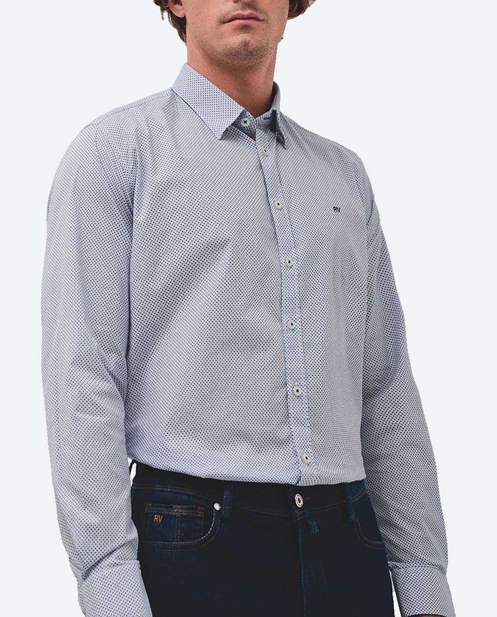 Imagen 0 de Camisa sport de hombre regular fit estampado hojas