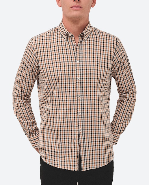 Imagen 0 de Camisa sport de hombre regular fit cuadros pequeños