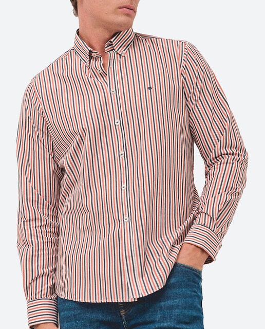 Imagen 0 de Camisa sport de hombre regular fit rayas