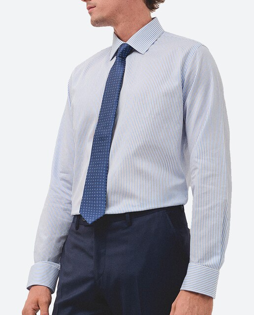 Imagen 0 de Camisa de vestir de hombre slim fit rayas