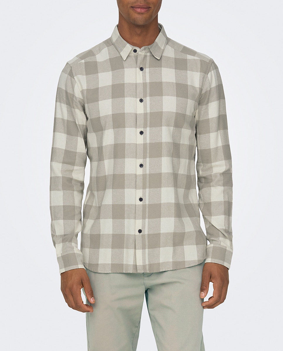 Imagen 0 de Camisa de hombre regular de cuadros