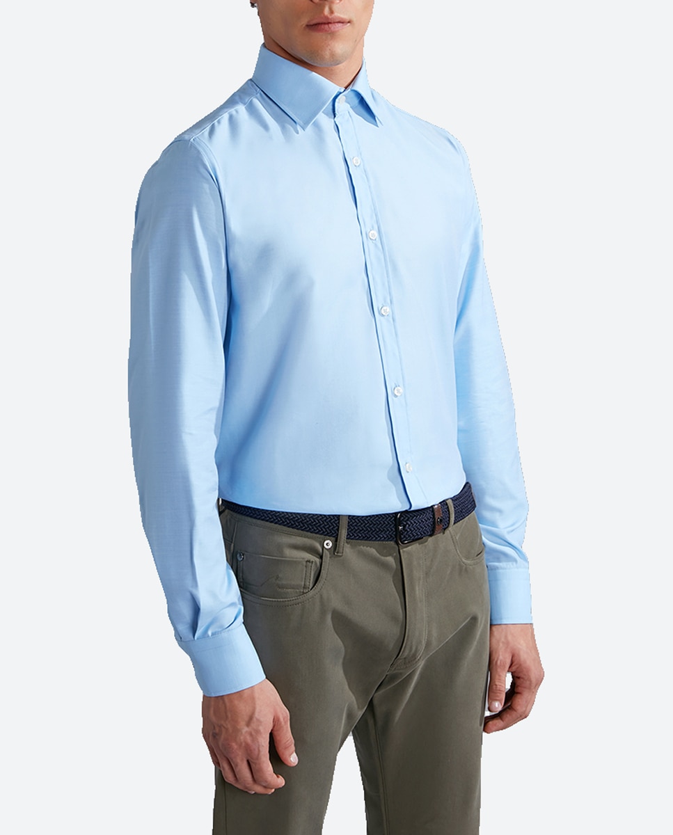 Imagen 0 de Camisa de hombre lisa cuello francés