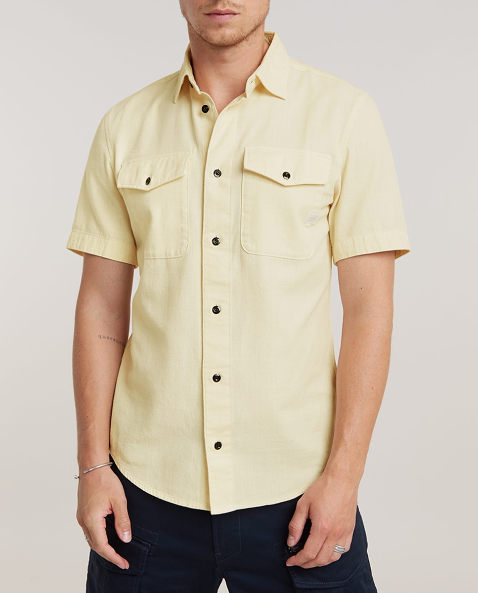 Imagen 0 de Camisa Marine de corte ajustado de hombre
