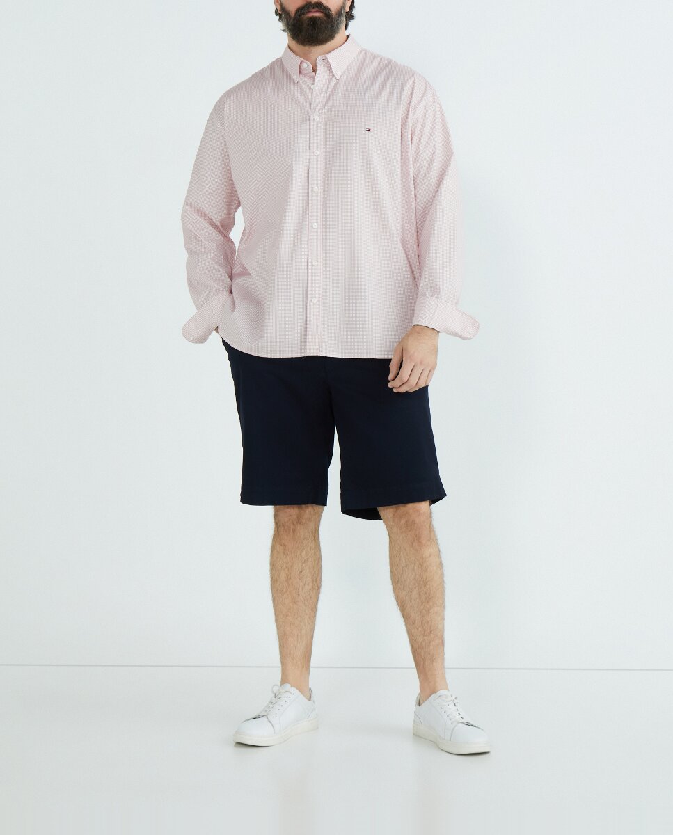 Imagen 0 de Camisa de hombre con diseño miniprint tallas grandes