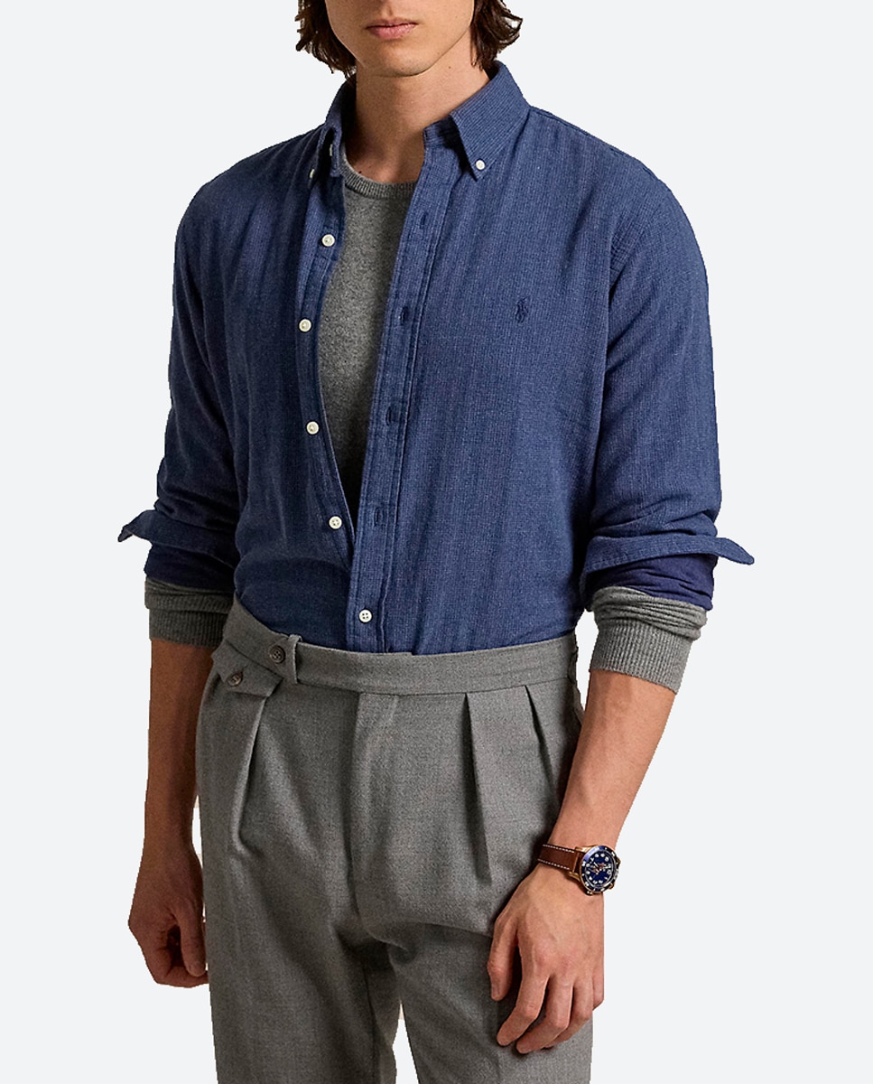 Imagen 0 de Camisa de hombre de algodón Regular fit