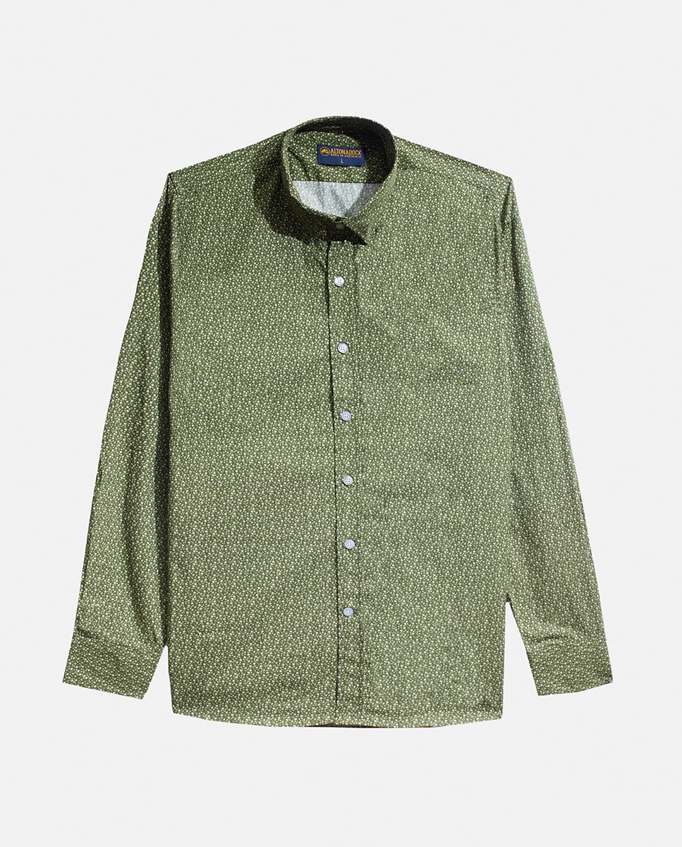 Imagen 0 de Camisa de hombre estampada de corte slim.