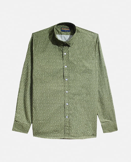 Imagen 0 de Camisa de hombre estampada de corte slim.