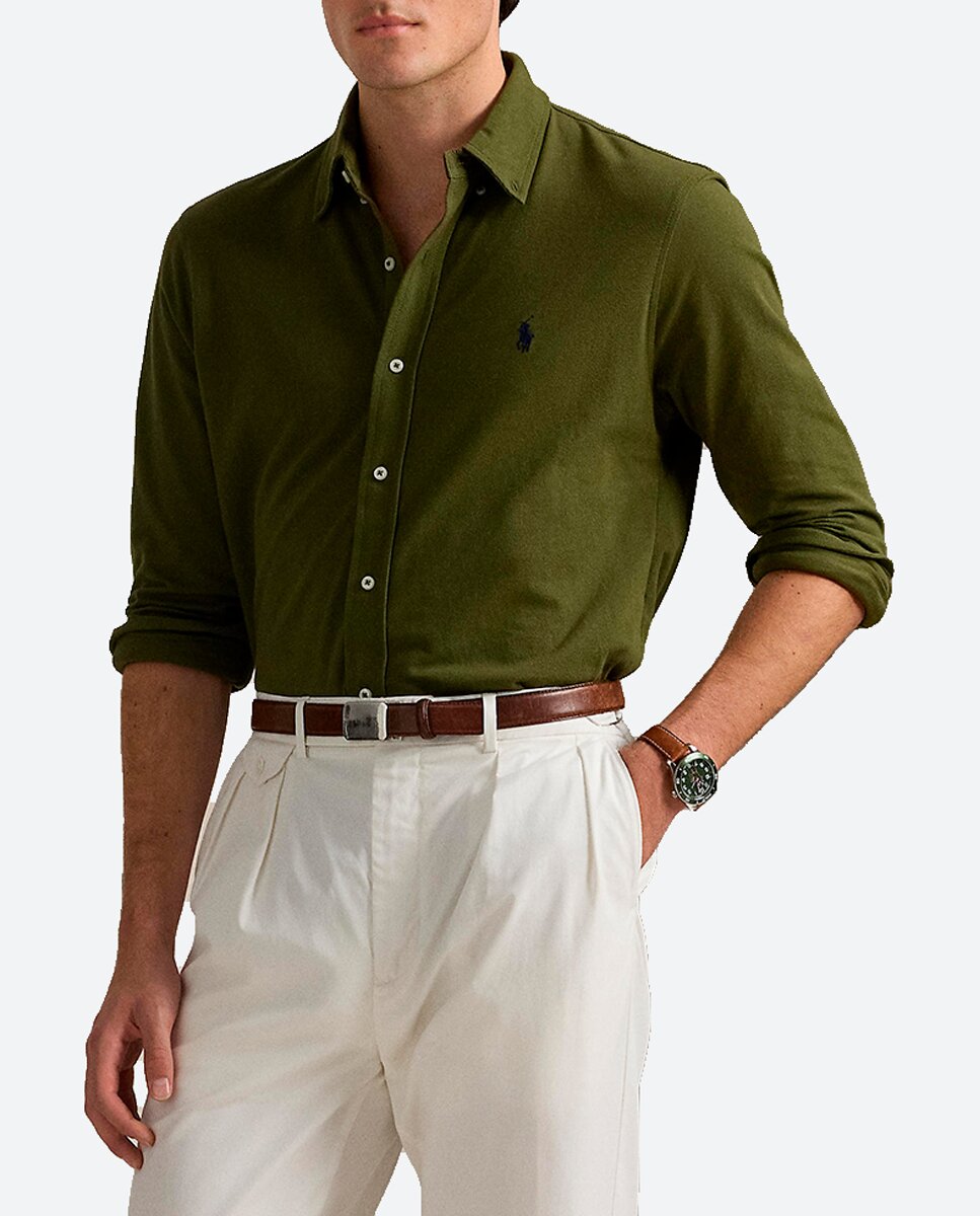 Imagen 0 de Camisa de hombre piqué Regular fit