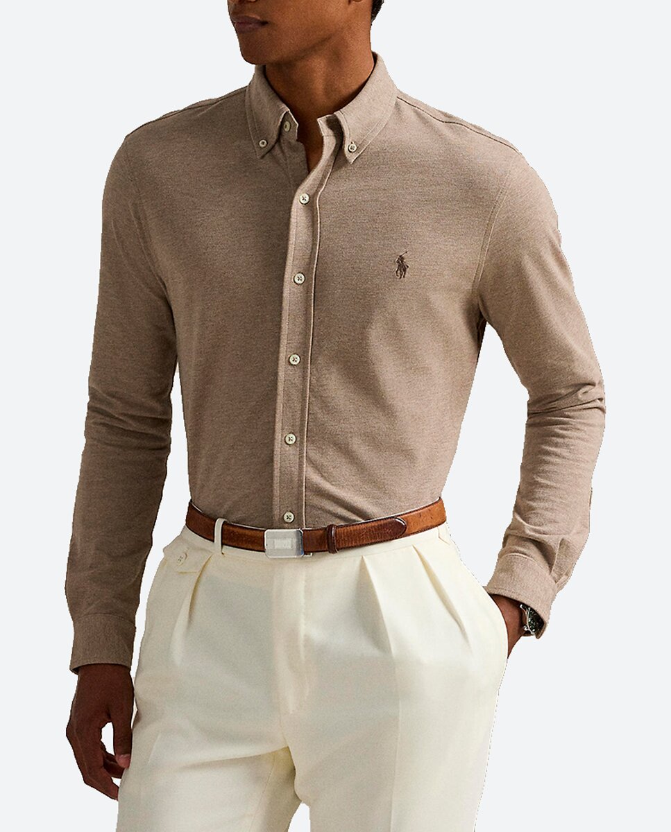 Imagen 0 de Camisa de hombre piqué Regular fit
