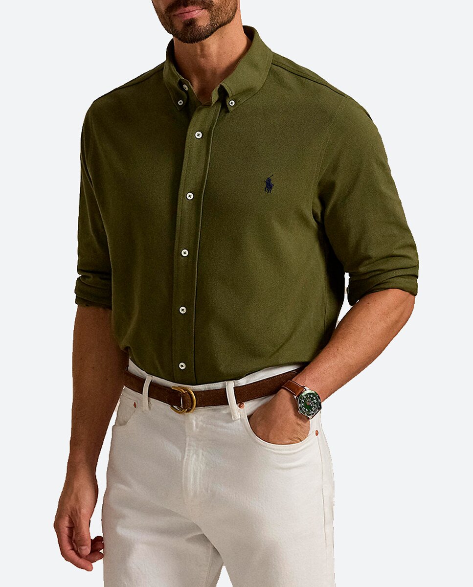 Imagen 0 de Camisa de hombre piqué Regular fit