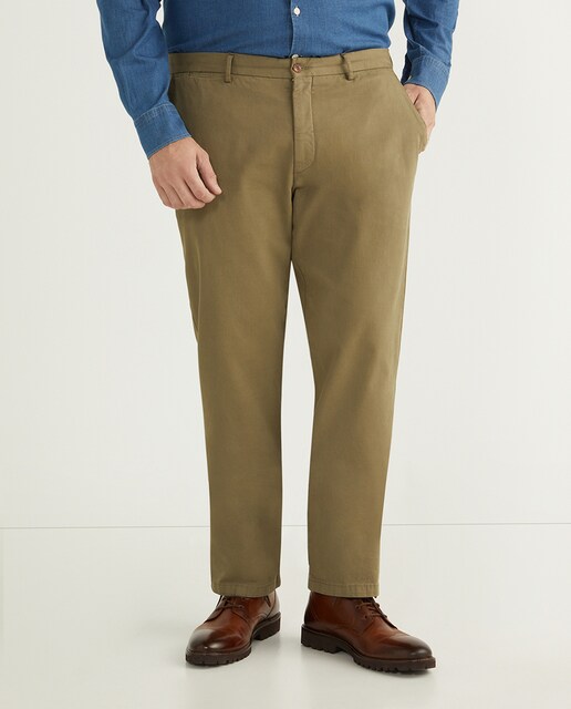 Imagen 0 de Chino texturizado de hombre regular fit tallas grandes