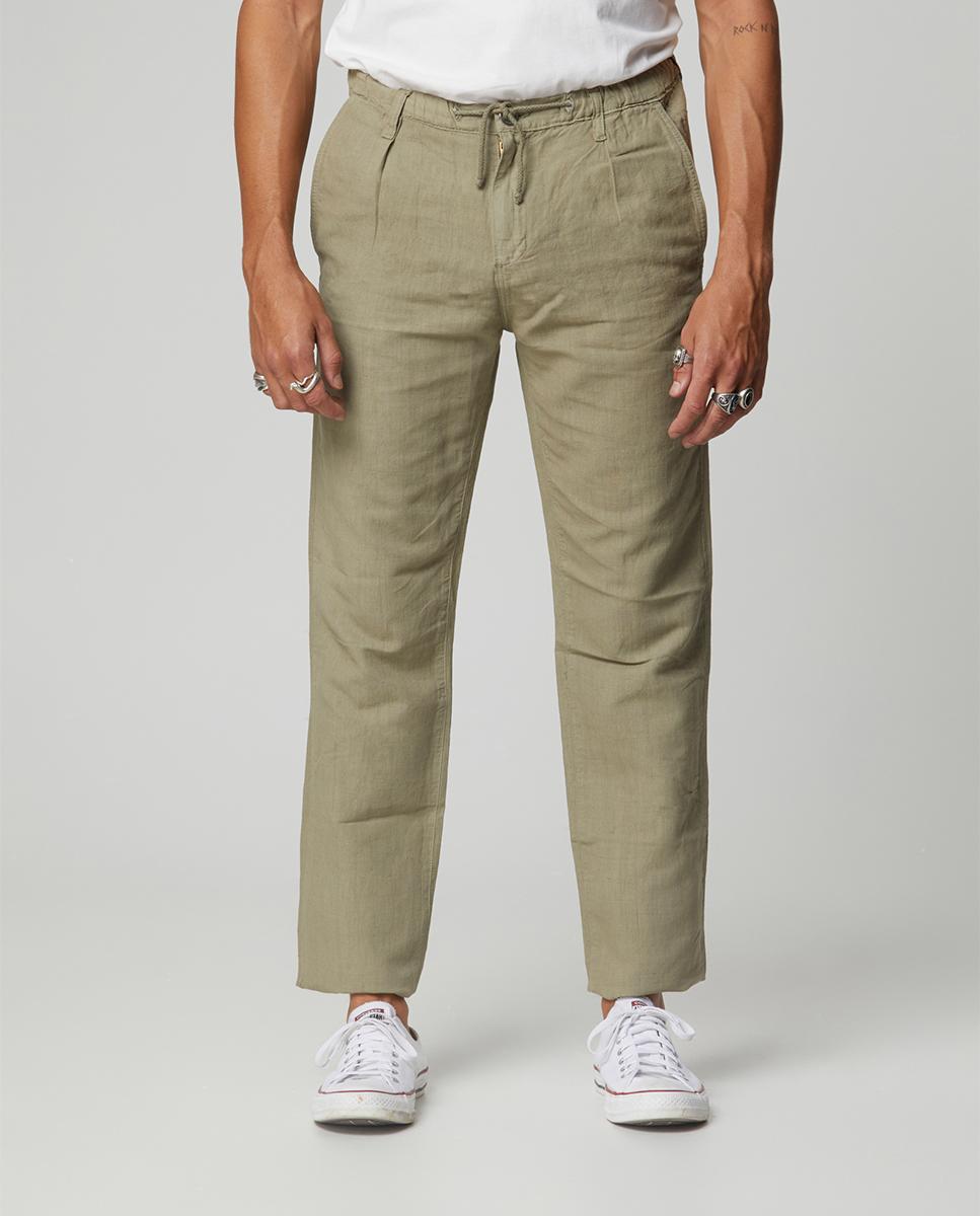 Imagen 0 de Pantalón de hombre largo lino slim fit