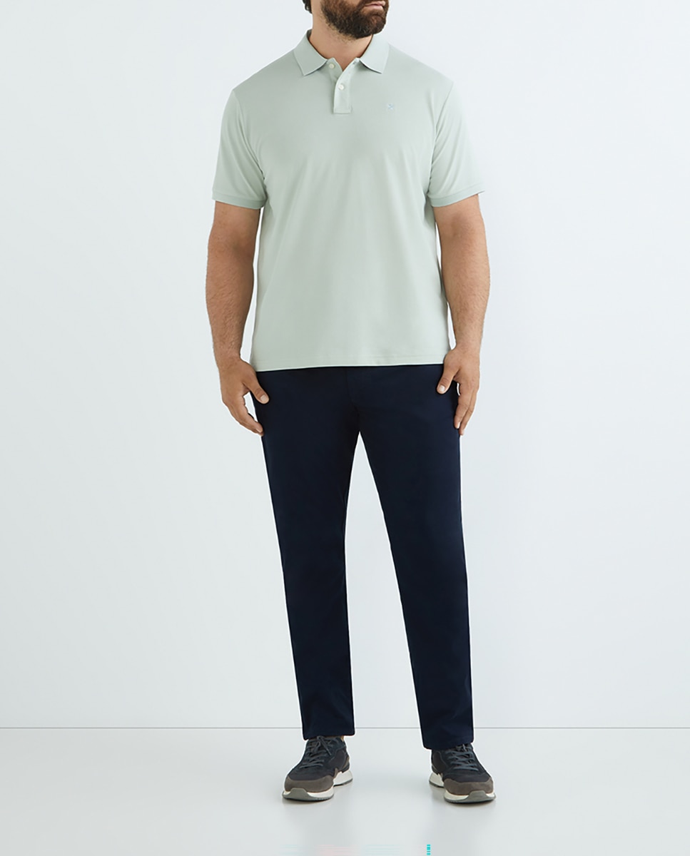 Imagen 0 de Pantalón de hombre cinco bolsillos algodón lycra tallas grandes.
