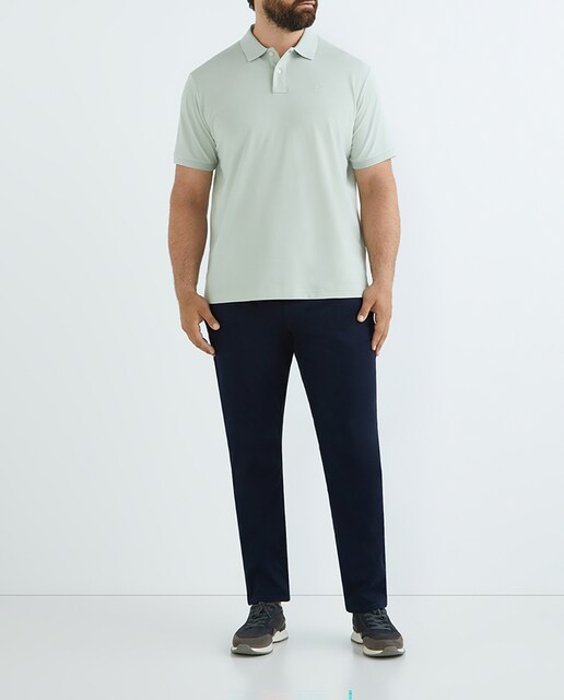 Imagen 0 de Pantalón de hombre cinco bolsillos algodón lycra tallas grandes.