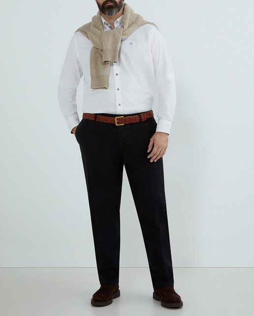 Imagen 0 de Pantalón chino de hombre tallas grandes de algodón regular fit tallas grandes