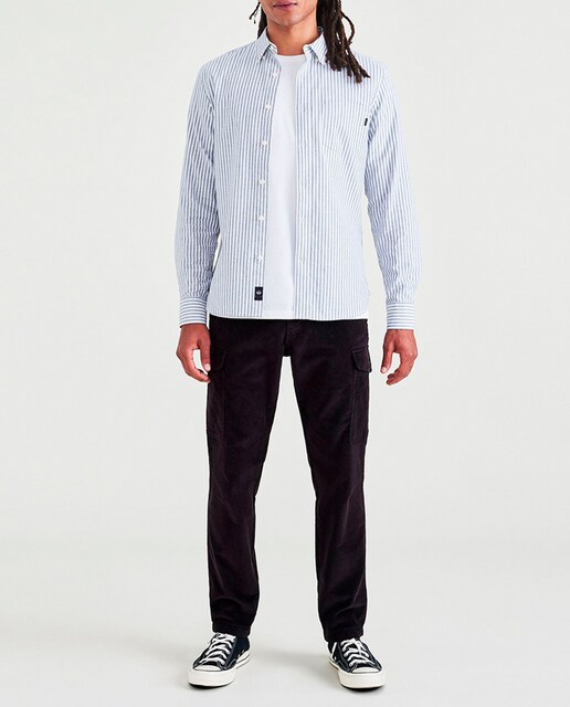 Imagen 0 de Pantalón Cargo de hombre, en fit Tapered, tejido de pana