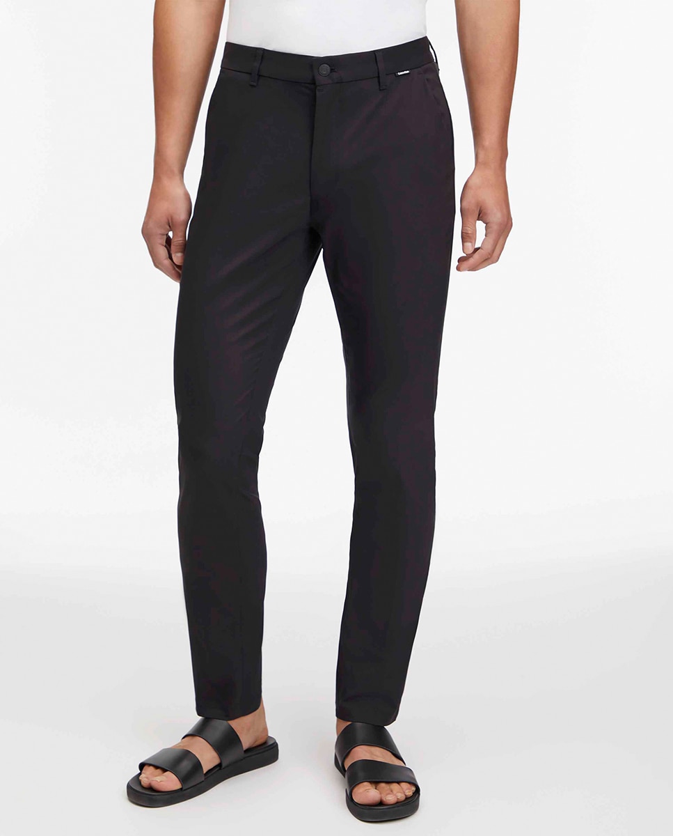 Imagen 0 de Pantalón slim de algodón de hombre