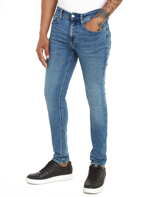 Imagen 0 de Vaquero Hombre Skinny de talle bajo