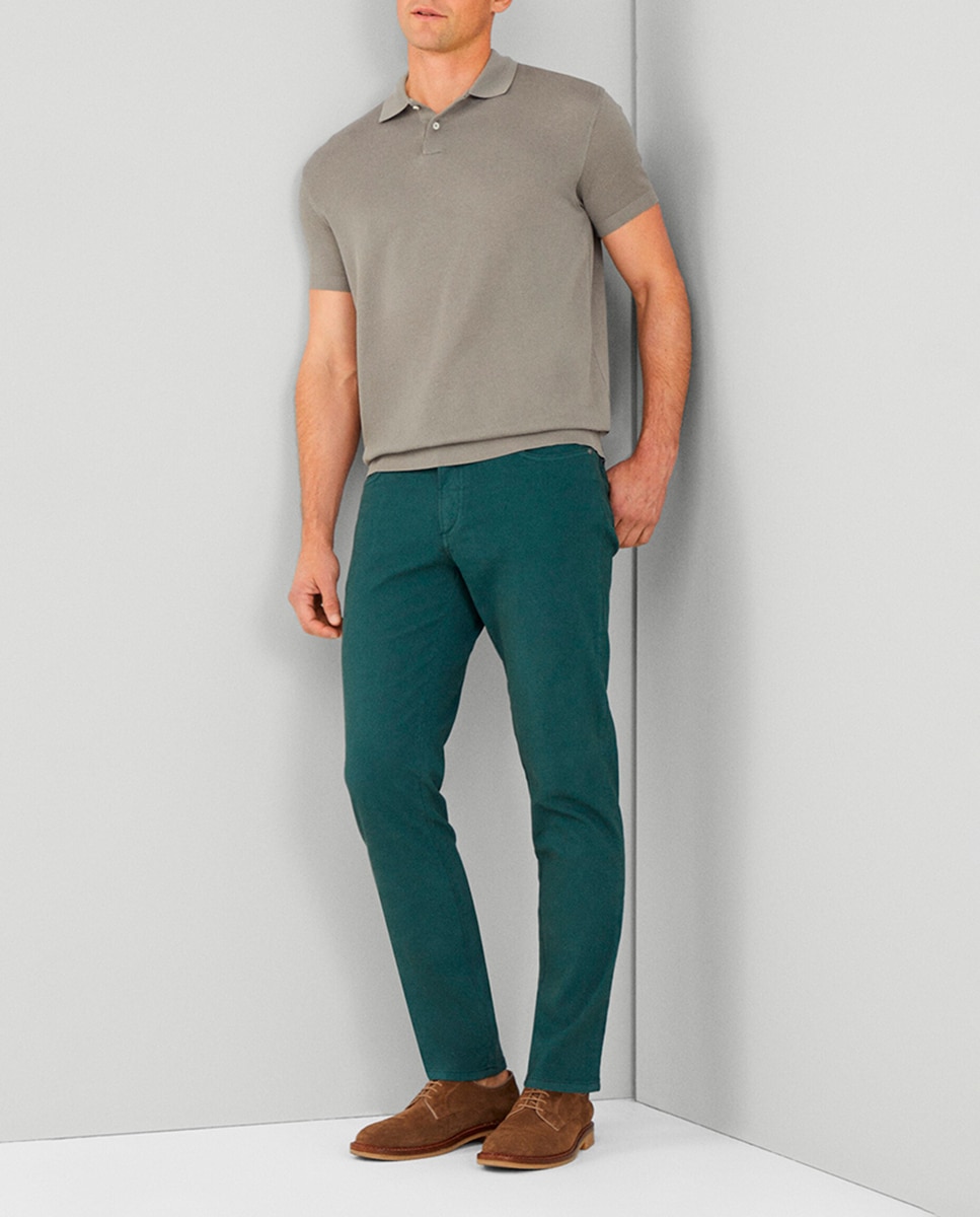 Imagen 0 de Pantalón de hombre regular fit en 5 bolsillos tallas grandes