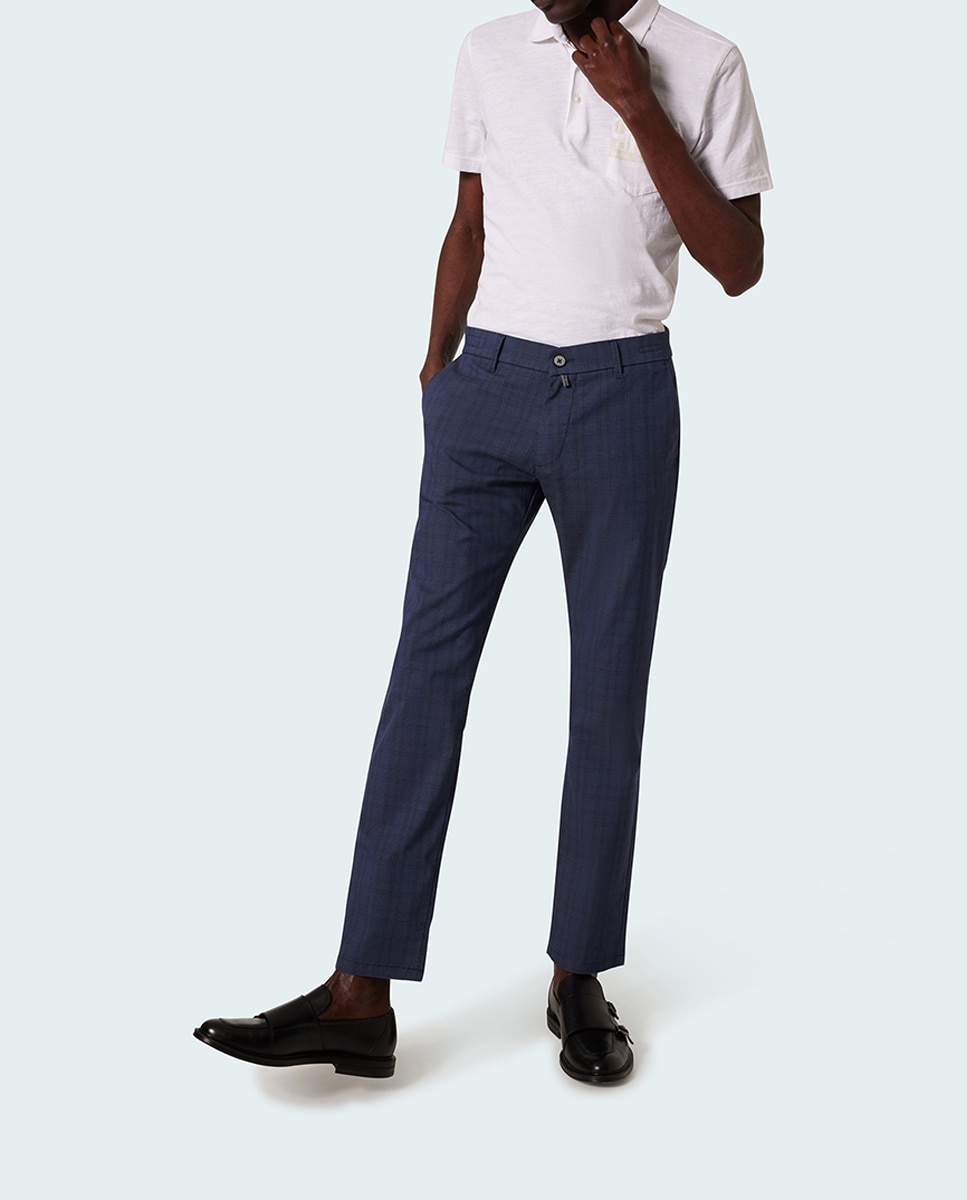 Pantalón chino cuadro de gales de hombre — oferta en Primeriti