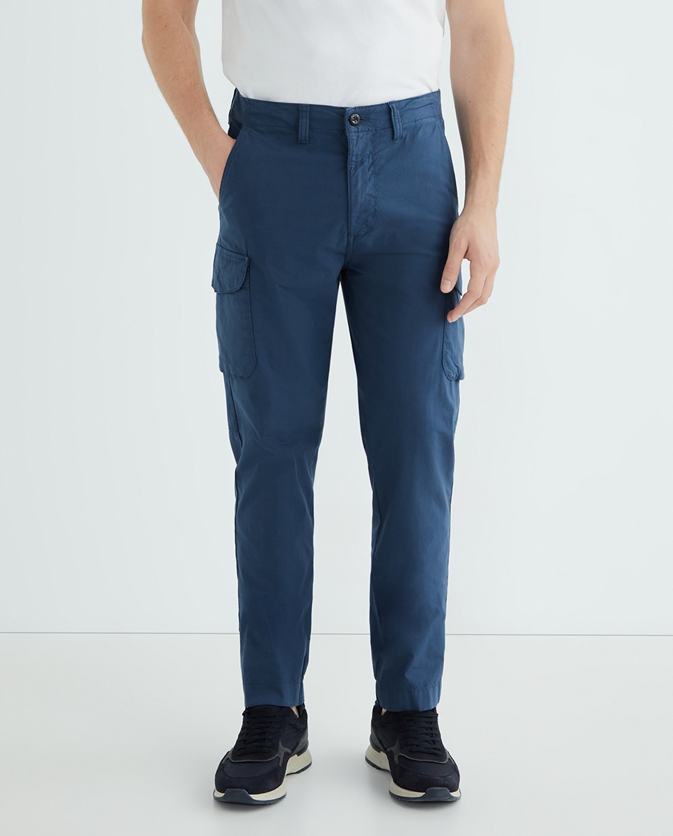 Imagen 0 de Pantalón de hombre algodón stretch cargo