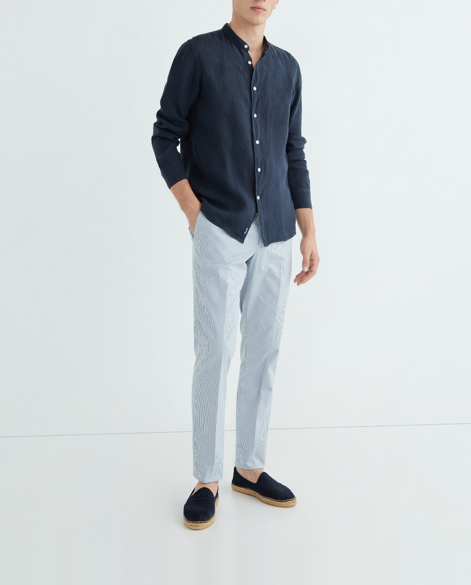 Imagen 0 de Pantalon chino de hombre mil rayas slim fit