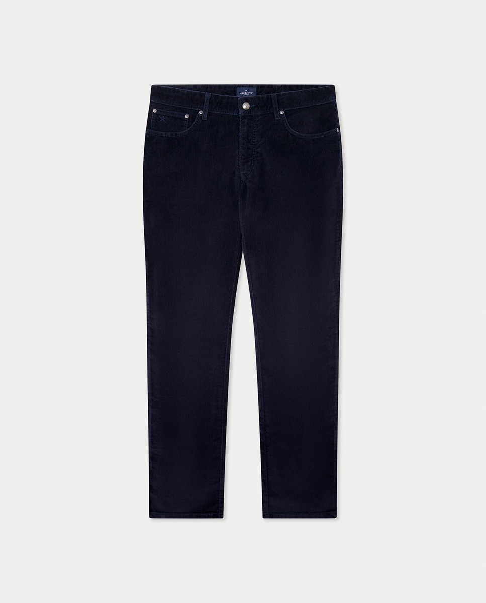 Imagen 0 de Pantalón cinco bolsillos de hombre regular fit en pana elástica
