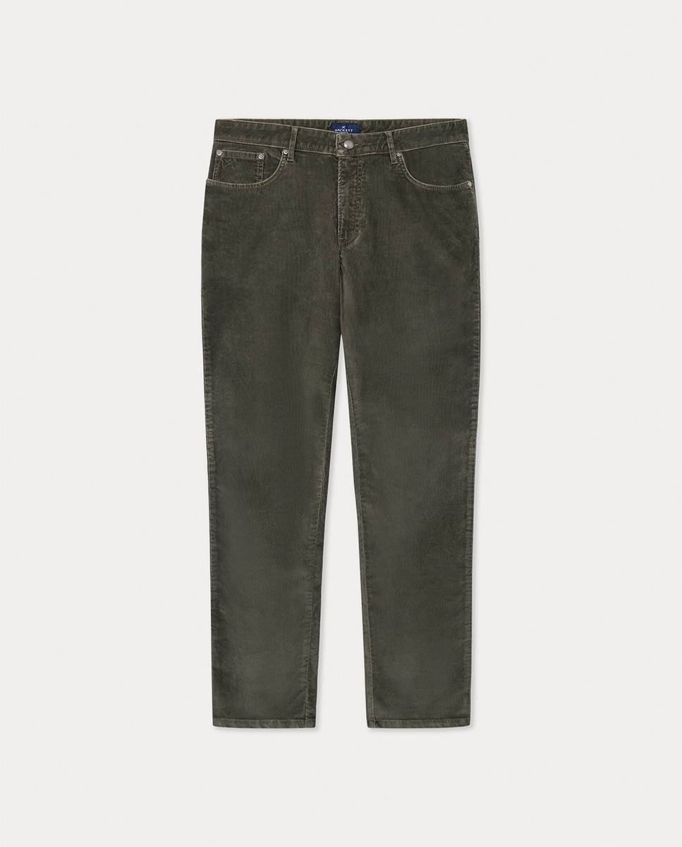 Imagen 0 de Pantalón cinco bolsillos de hombre regular fit en pana elástica