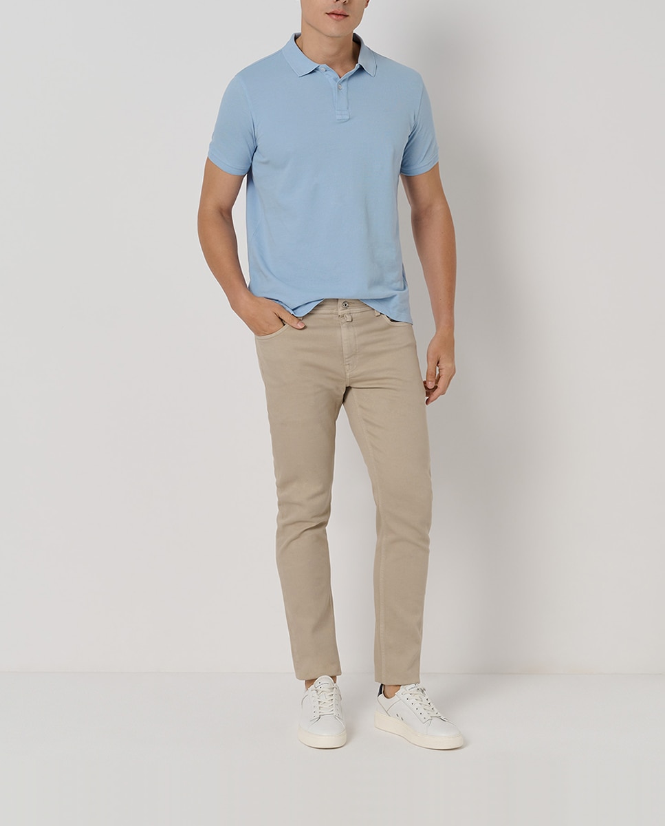Imagen 0 de Vaquero de hombre slim fit sarga tintado