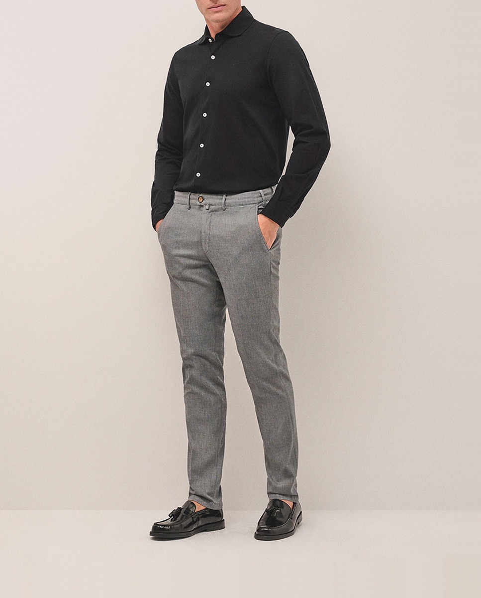 Imagen 0 de Chino de hombre regular fit estructura bicolor