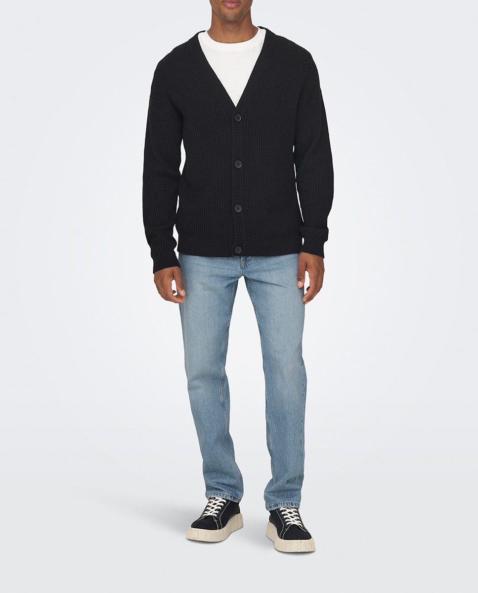 Imagen 0 de Pantalón vaquero de hombre color azul claro. Regular fit.