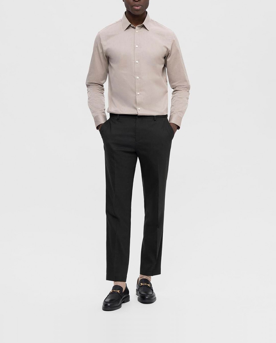 Imagen 0 de Pantalón de traje de hombre Slim Fit liso