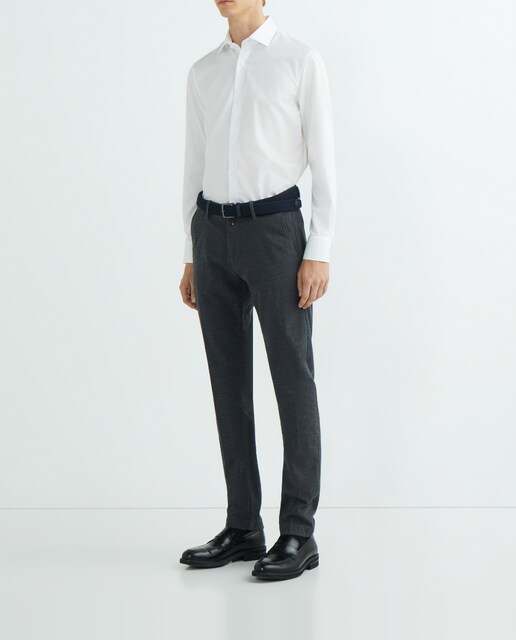 Imagen 0 de Pantalón chino de hombre de pata de gallo