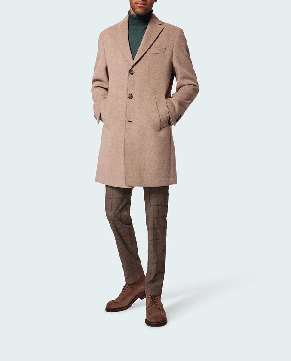 Imagen 0 de Pantalón chino de hombre de cuadro de gales