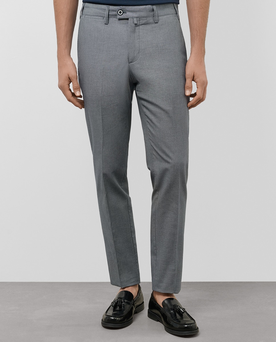 Imagen 0 de Chino de hombre regular fit ojo de perdiz