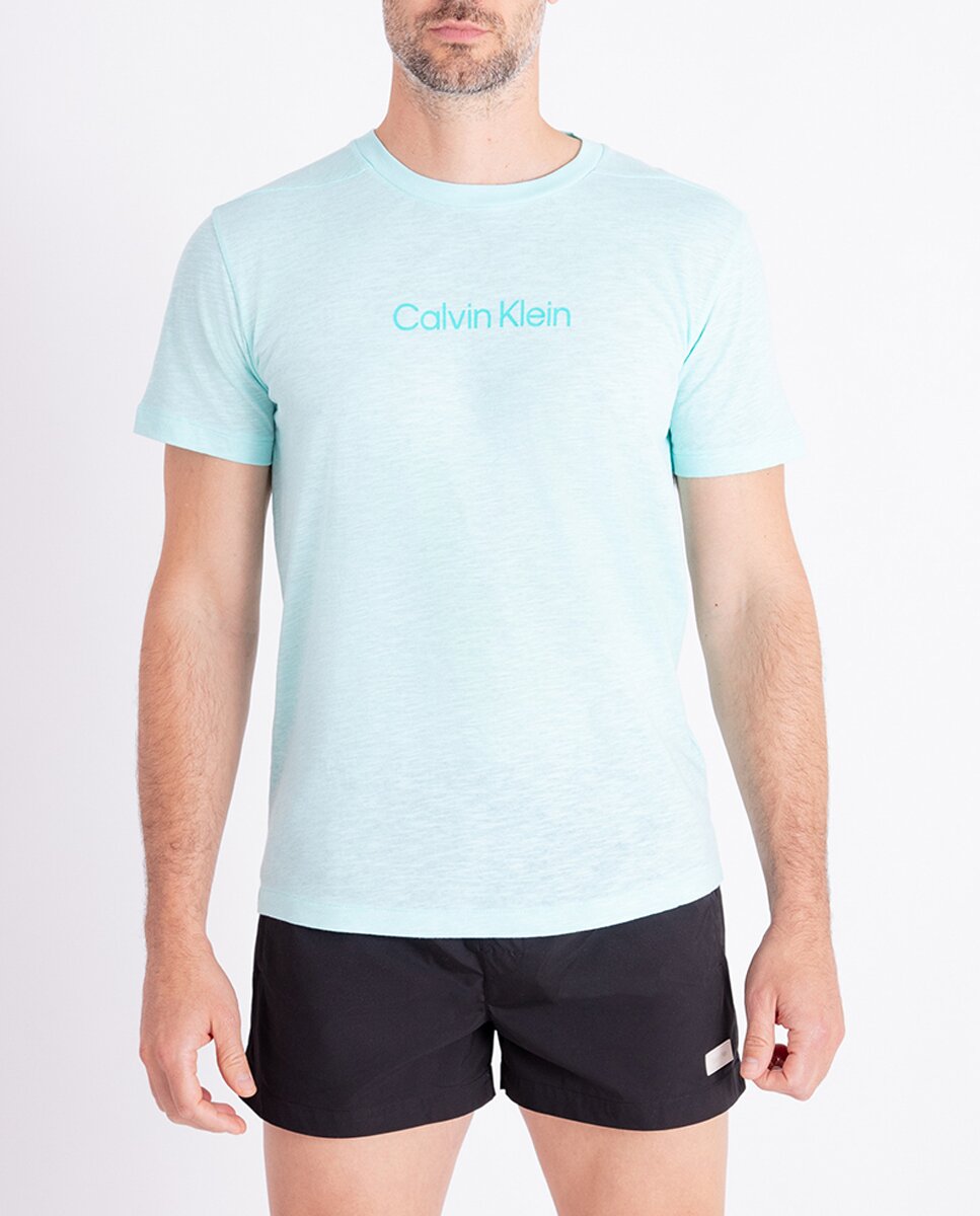 Imagen 0 de Camiseta con logos serigrafiado de hombre
