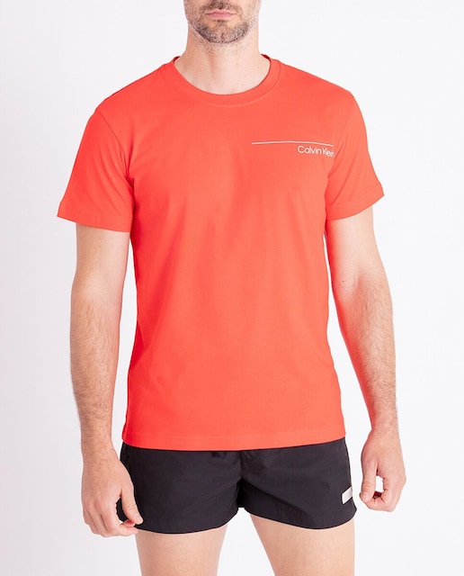 Imagen 0 de Camiseta con logos serigrafiado de hombre