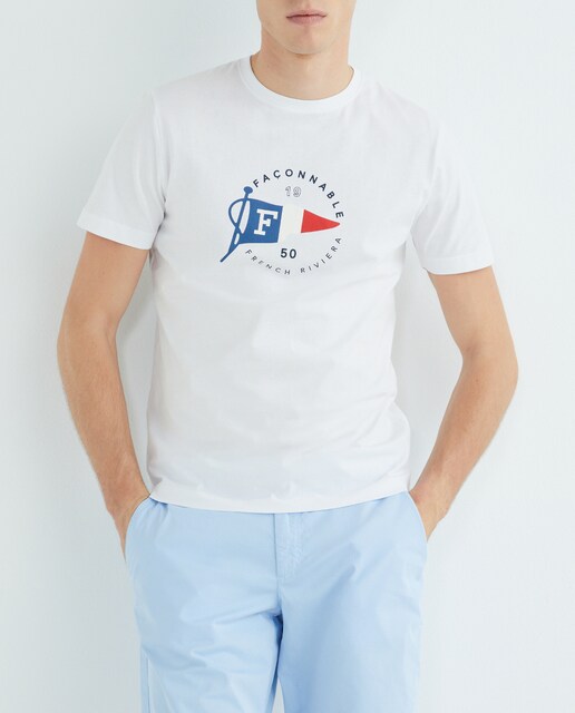 Imagen 0 de Camiseta manga corta bandera 1950 azul marina