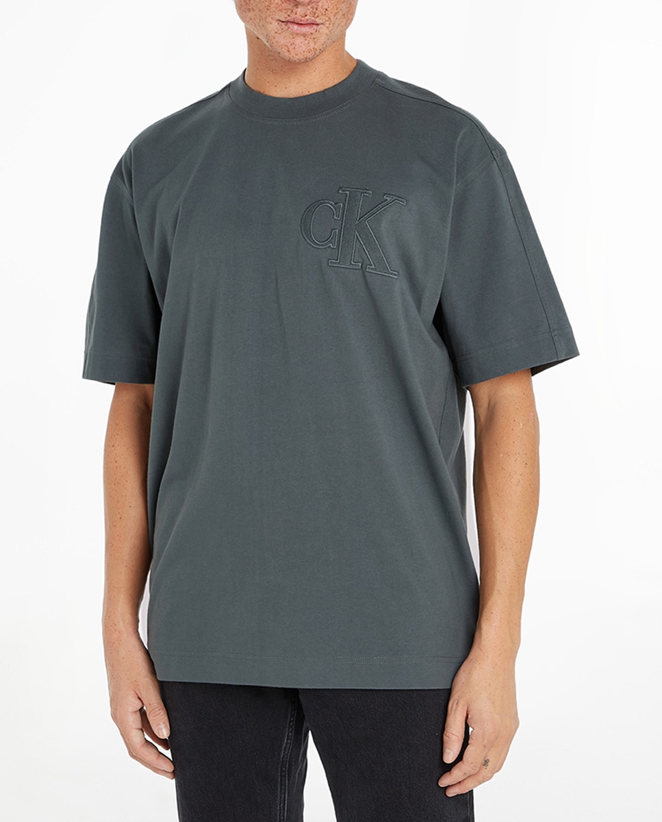 Imagen 0 de Camiseta Hombre manga corta con logo en relieve