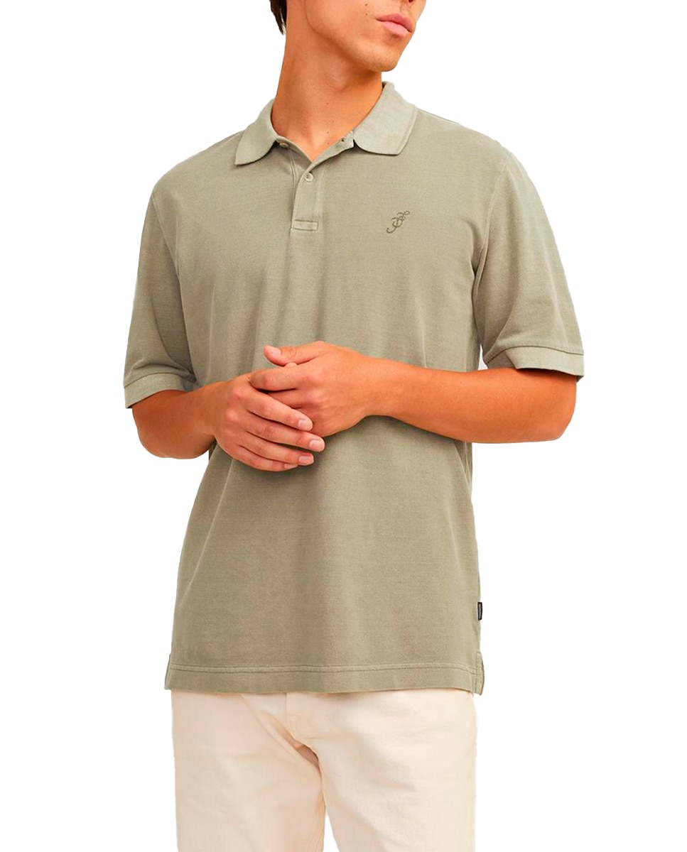 Imagen 0 de Polo de mangas cortas para caballero con logo lateral