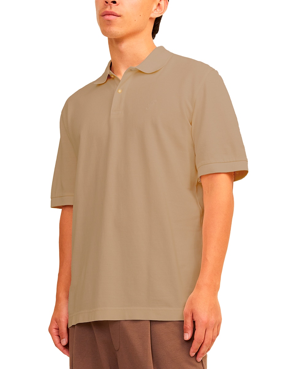 Imagen 0 de Polo de mangas cortas para caballero con logo lateral