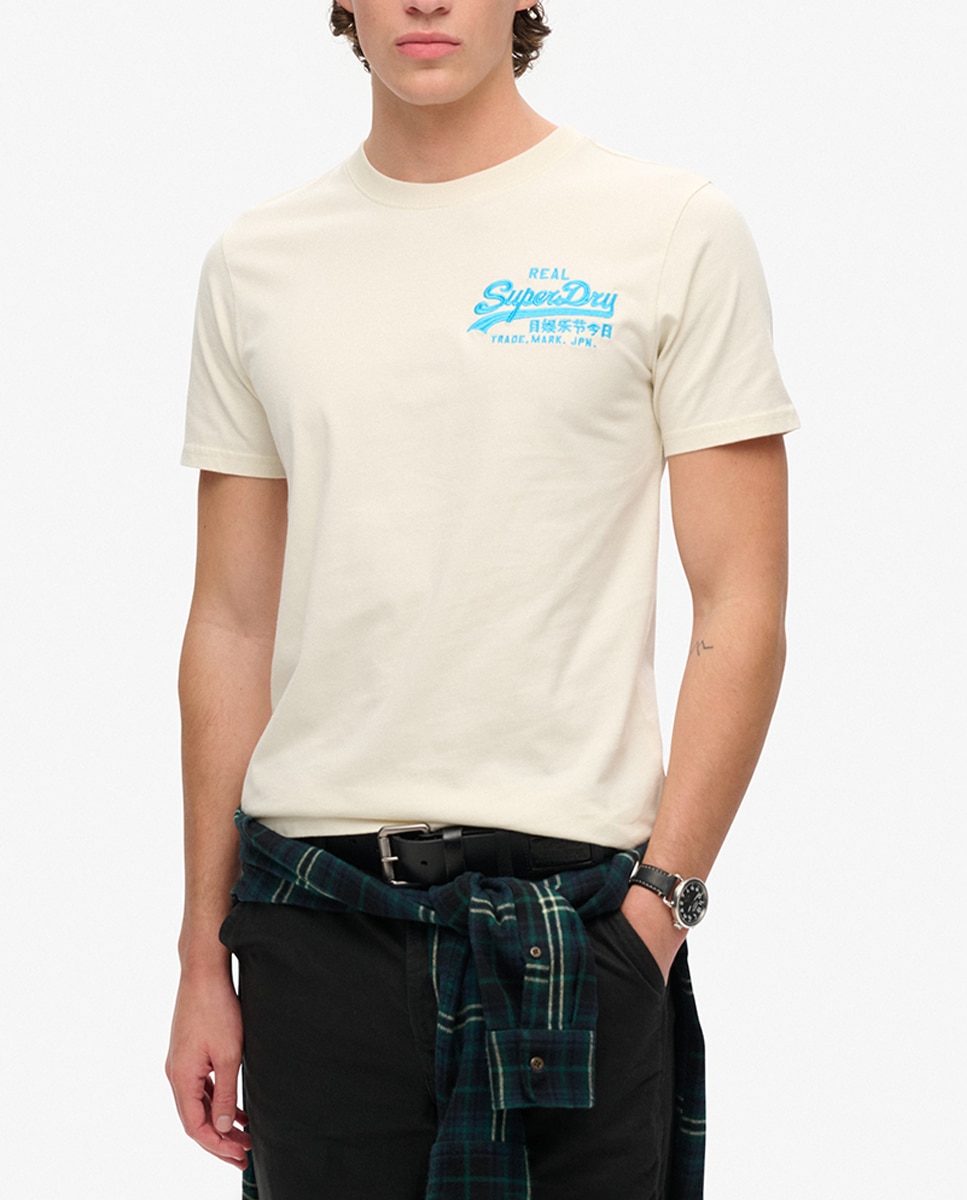 Imagen 0 de Camiseta gráfica con logotipo de neón Vintage
